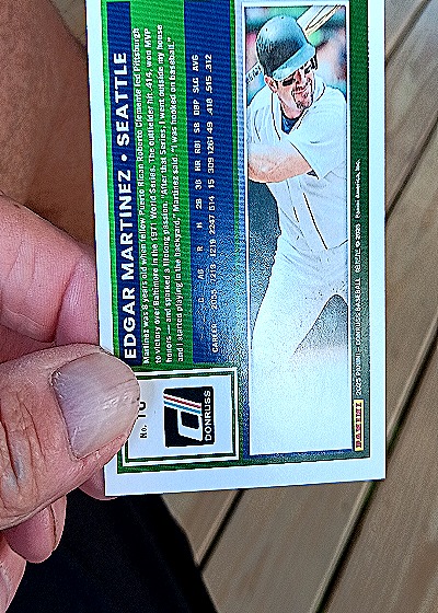 2025 Donruss #10 Edgar Martinez — back