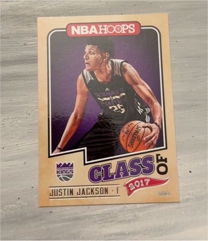 2017-18 Panini NBA Hoops Class of 2017 #15 Justin Jackson — front
