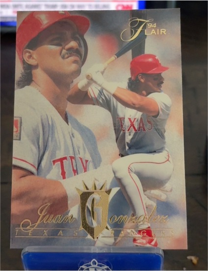 1994 Fleer Flair #109 Juan Gonzalez — front