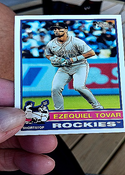 2025 Topps Heritage #14 Ezequiel Tovar — front