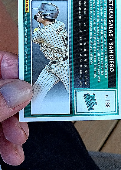 2025 Donruss #199 Ethan Salas — back