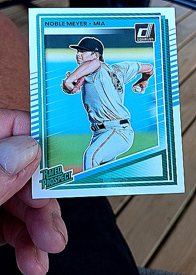 2025 Donruss #110 Noble Meyer — front
