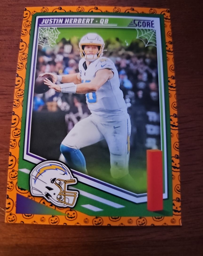 2025 Panini Score-A-Treat #220 Justin Herbert — front