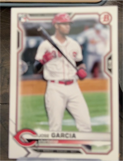 2021 Bowman #56 Jose Garcia — front