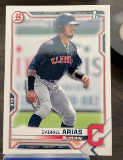2021 Bowman #BP-89 Gabriel Arias — front