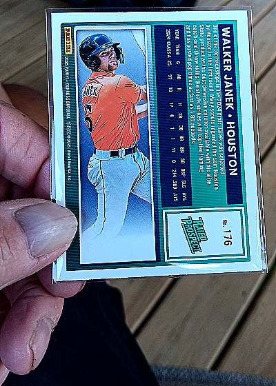 2025 Donruss #176 Walker Janek — back