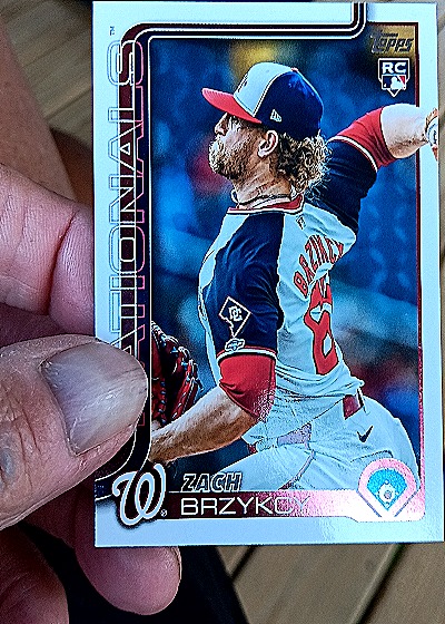 2025 Topps Series 2 #411 Zach Brzykcy — front