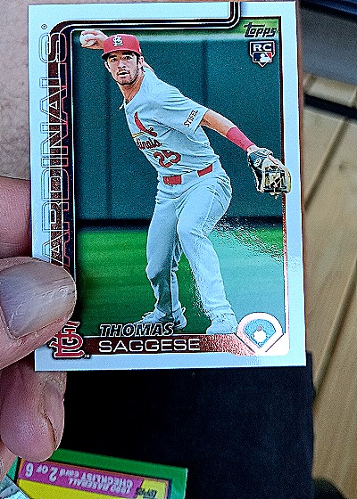 2025 Topps Series 2 #463 Thomas Saggese — front