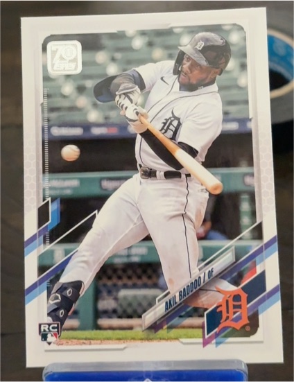 2021 Topps Update #US196 Akil Baddoo — front