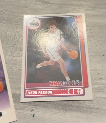 2021-22 Panini NBA Hoops #242 Jason Preston Rookie Card — front