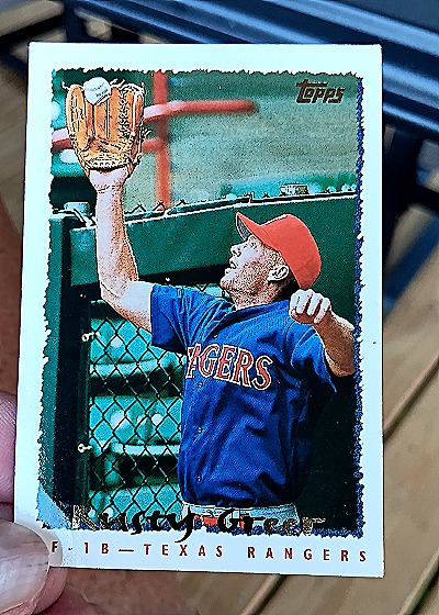 1995 Topps #279 Rusty Greer — front