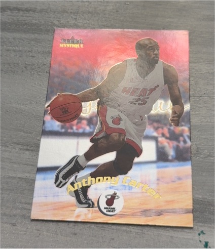 2000-01 Fleer Mystique Anthony Carter — front