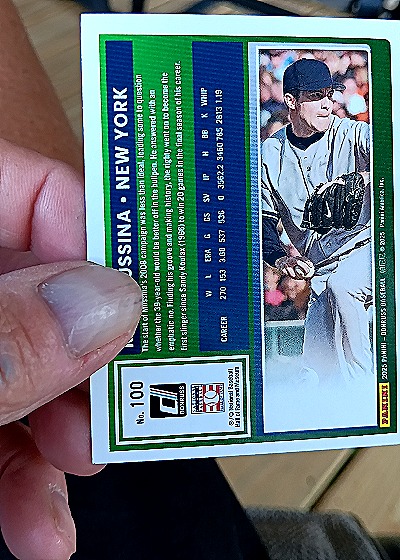 2025 Donruss #100 Mike Mussina — back
