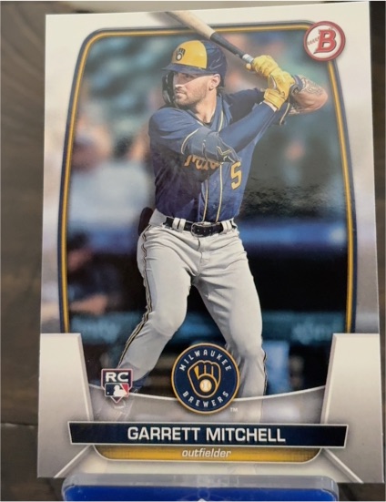 2023 Bowman #41 Garrett Mitchell — front