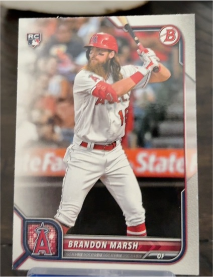 2022 Bowman #81 Brandon Marsh — front