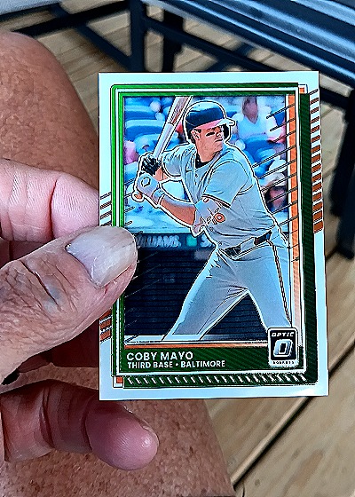 2025 Panini Donruss Optic #5 Coby Mayo — front