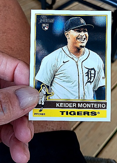 2025 Topps Heritage #41 Keider Montero — front
