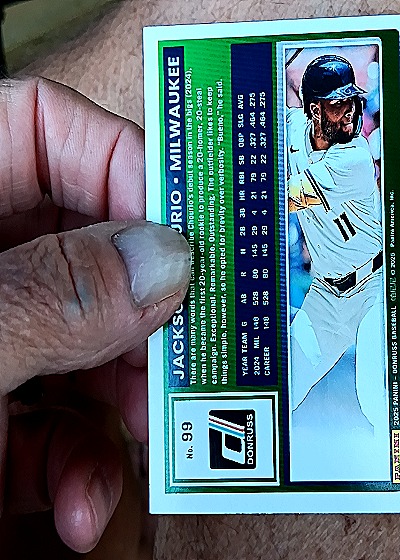 2025 Donruss #99 Jace Jung — back
