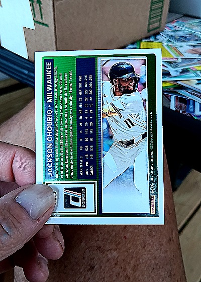2025 Donruss Optic #99 Jackson Chourio — back