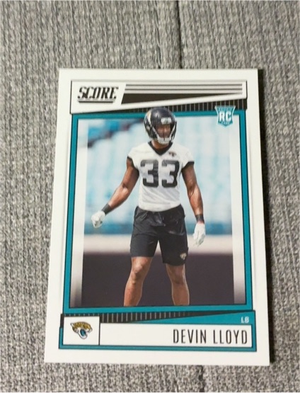 2022 Panini Score #350 Devin Lloyd — front