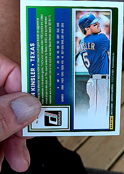 2025 Donruss #93 Ian Kinsler — back