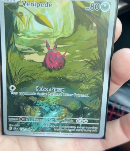 2025 Pokémon TCG #132 Venipede — front