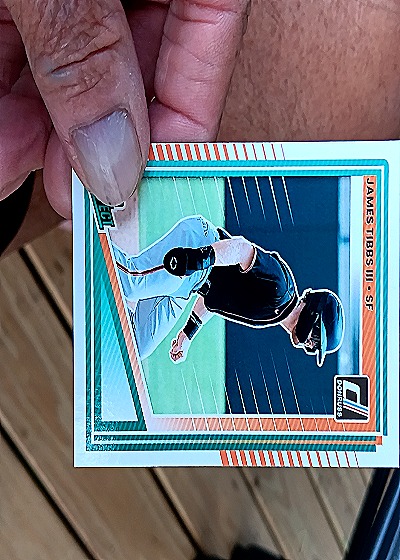 2025 Donruss #187 James Tibbs III — front