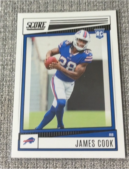 2022 Panini Score #334 James Cook — front