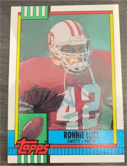 1990 Topps #9 Ronnie Lott — front