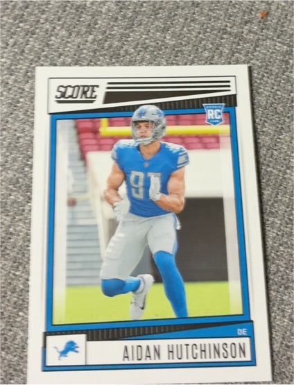 2022 Panini Score #307 Aidan Hutchinson — front