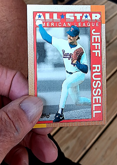 1990 Topps #395 Jeff Russell — front