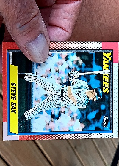 1990 Topps #560 Steve Sax — front