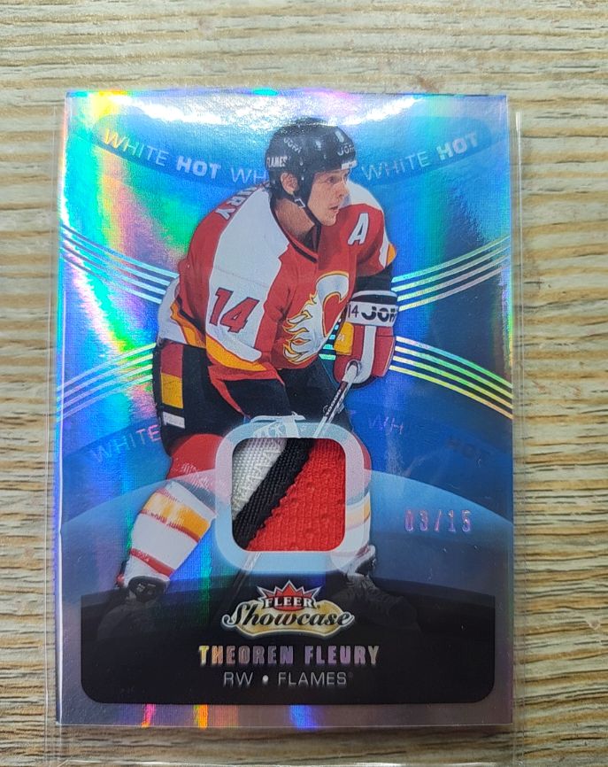 2015-16 Fleer Showcase White Hot #Theoren Fleury — front