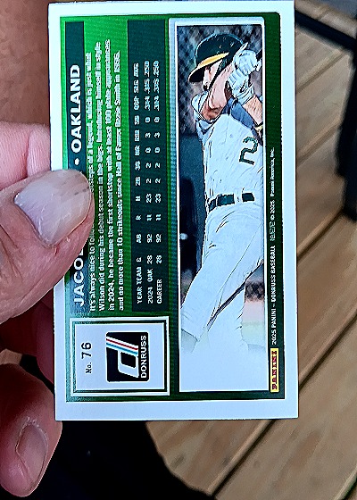 2025 Donruss #76 Jacob Wilson — back