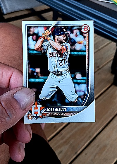 2025 Bowman #63 Jose Altuve — front