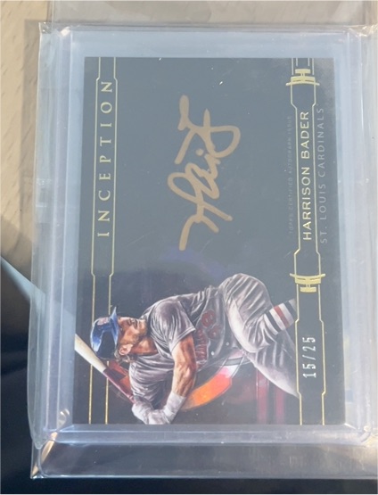 2019 Topps Inception #15/25 Harrison Bader — front