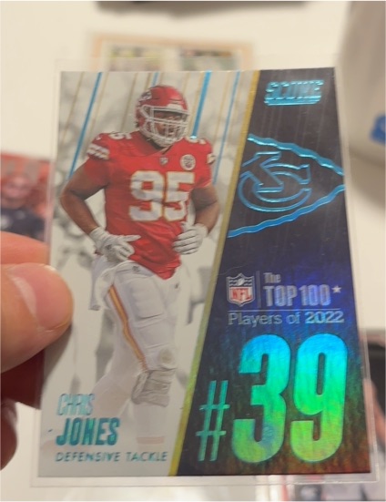 2023 Panini Score #39 Chris Jones — front