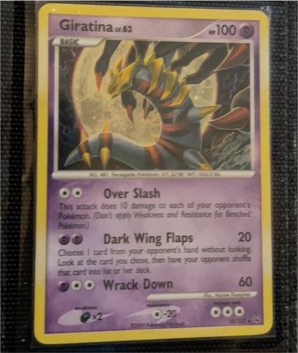 2009 Pokemon Platinum #10 Giratina — front
