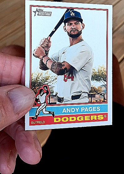2025 Topps Heritage #379 Andy Pages — front