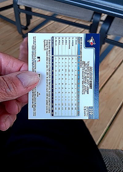 2023 Topps Series 1 #359 Brandon Lisert — back