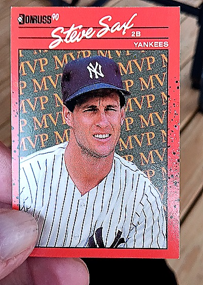 1990 Donruss #BC-22 Steve Sax — front