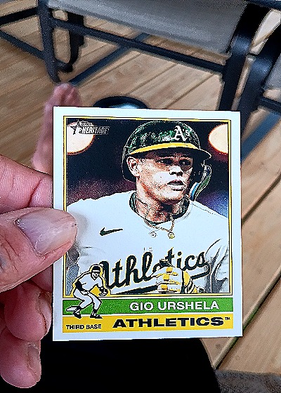 2025 Topps Heritage #25 Gio Urshela — front