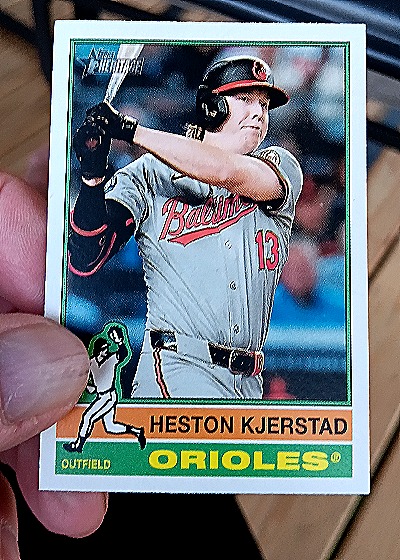 2025 Topps Heritage #87 Heston Kjerstad Baltimore Orioles — front