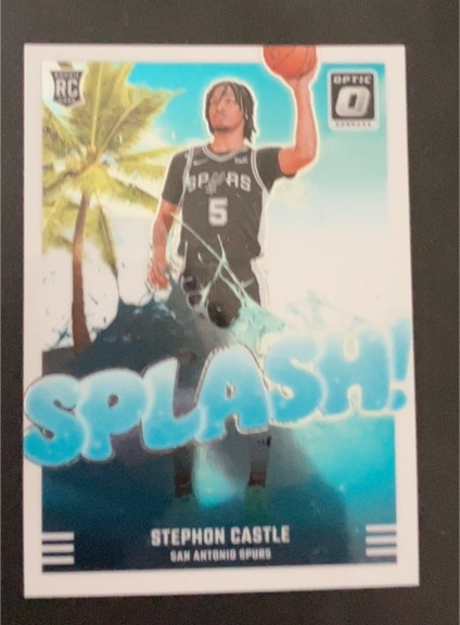 2024-25 Panini Donruss Optic #14 Stephon Castle Splash RC — front