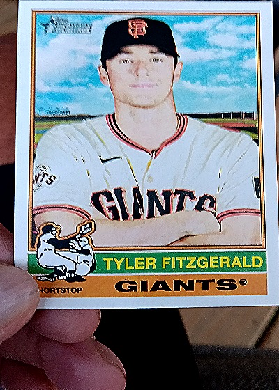 2025 Topps Heritage #238 Tyler Fitzgerald — front