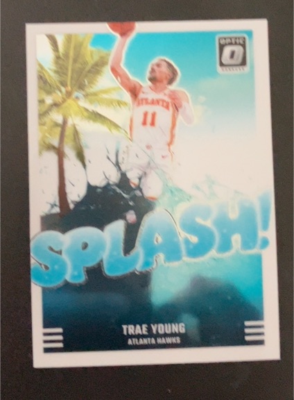 2024-25 Panini Donruss Optic #9 Trae Young Splash! — front