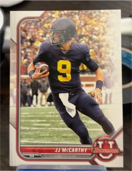 2021-22 Bowman University #79 JJ McCarthy — front