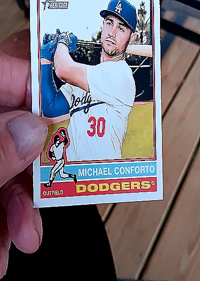 2025 Topps Heritage #297 Michael Conforto — front