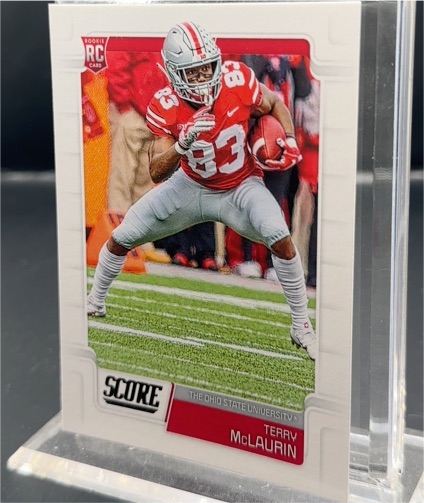 2019 Score #424 Terry McLaurin Rookie Card — front