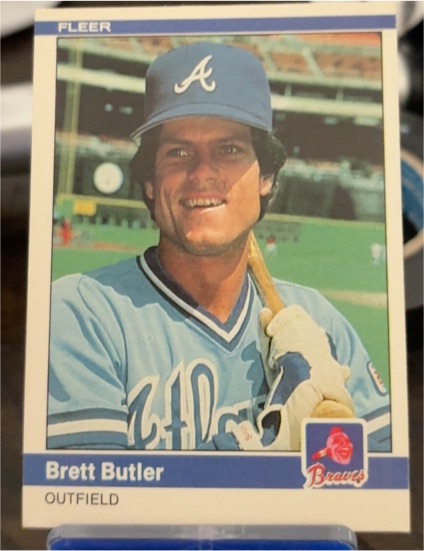 1984 Fleer #173 Brett Butler — front